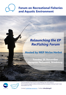 EAA and EFTTA ready to relaunch the Recfishing Forum in the European Parliament!