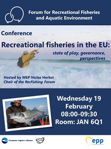 RecFishing Forum event - 'Recreational fisheries in the EU: state of play, governance, perspectives'