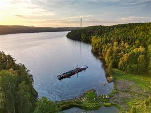 EAA Sweden helps restore fish habitats in the Södra viken Bay in Sweden